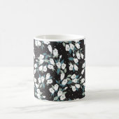 Mug Élégant Motif de fleur de tulipe Arrière - plan no (Centre)