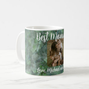 Mug Elégant motif en marbre de quartz vert