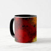 Mug Élégant, motif en mosaïque, multicolore, abstrait (Devant gauche)