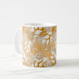 Mug Elégant motif floral.