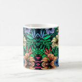 Mug Élégant motif floral avec vibrant botanique (Centre)