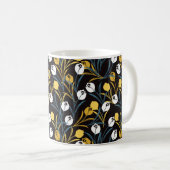 Mug Élégant motif floral de Tulipe (Devant droit)