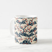 Mug Élégant Motif sans couture en fleur de cerisier (2 (Devant gauche)