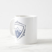 Mug Elegant Mountain Crest Monogram (Devant gauche)