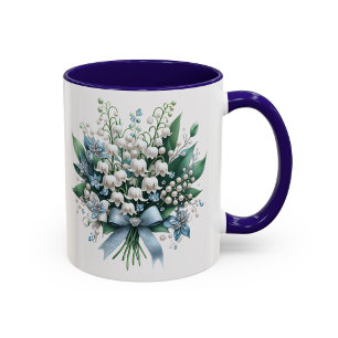 Mug Élégant Muguet Fleur Cadeau