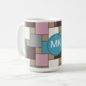 Mug Élégant nectar rose (Devant gauche)