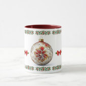 Mug Élégant Noël botanique décoratif (Centre)