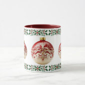 Mug Élégant Noël botanique décoratif (Centre)