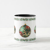 Mug Élégant Noël botanique décoratif (Centre)