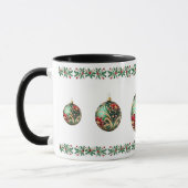 Mug Élégant Noël botanique décoratif (Gauche)