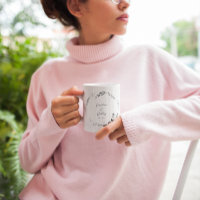 Elégant noir blanc Mariage de couronne Floral sur 