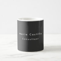 Élégant noir minimaliste moderne