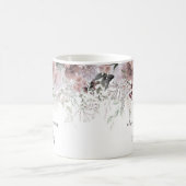 Mug Élégant nom floral rose Dusty (Centre)