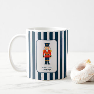 Mug Elegant Nutcracker on The Blue Stripes