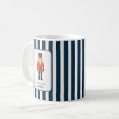 Mug Elegant Nutcracker on The Blue Stripes (Devant gauche)