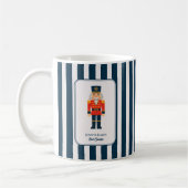Mug Elegant Nutcracker on The Blue Stripes (Gauche)
