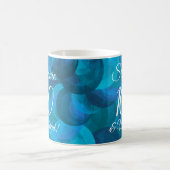 Mug Elégant Ocean Blue 100 et merveilleux anniversaire (Centre)