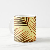 Mug Elégant Palm Répéter conception Motif (Devant gauche)