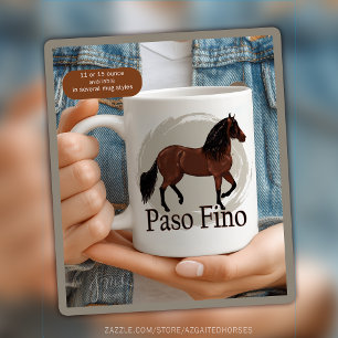 Mug Elégant Paso Fino Horse - Gaited Breed Art