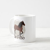 Mug Elégant Paso Fino Horse - Gaited Breed Art (Devant gauche)