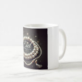 Mug Elegant Pearl Tasbih Eid Moubarak (Devant droit)
