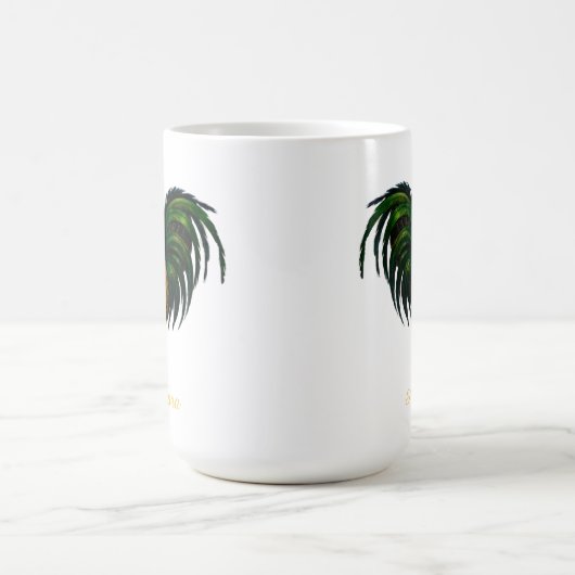 Mug Elégant Personnalisé Rooster Coq poulet (Centre)