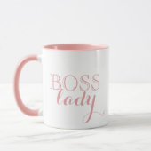 Mug Élégant Pink Boss Lady Cadeau Entreprise (Gauche)