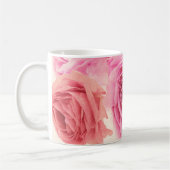 Mug Elegant pink bouquets (Gauche)