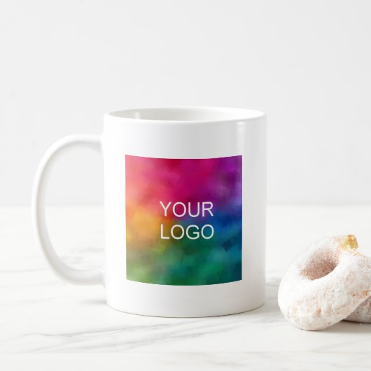Mug Elegant Promotional Brand Upload Your Logo Here (Avec donut)