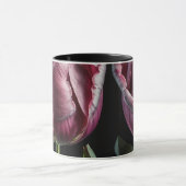 Mug 'Elegant Purple Tulip' 15 ou 18 oz (Centre)