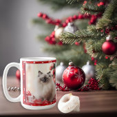 Mug Elégant Red Stars Photo de vacances