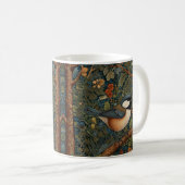 Mug Elegant Retro Art Nouveau woodland bird (Devant droit)