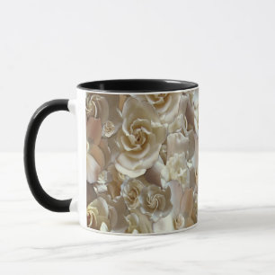 Mug Élégant Rose floral Motif pétal