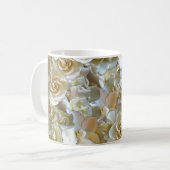 Mug Élégant Rose floral Motif pétal (Devant gauche)