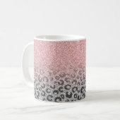 Mug Élégant Rose Gold Parties scintillant Empreinte de (Devant gauche)