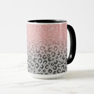 Mug Élégant Rose Gold Parties scintillant Empreinte de