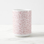 Mug Élégant Rose Parties scintillant d'or Leopard Moti (Centre)