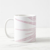 Mug Elégant rose Sun Moon Doodle Mandala White Design (Gauche)