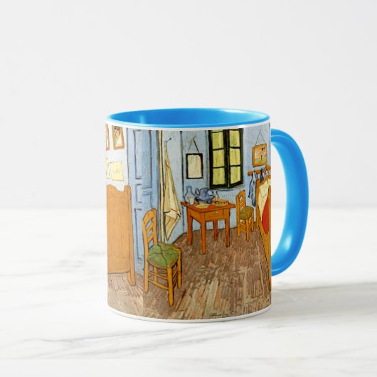 Mug Élégant Rustique Vincent Van Gogh - Chambre à Arle (Devant droit)