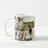 Mug Élégant Script Maman Mise en page de la grille pho (Gauche)