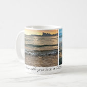 Mug Élégant Script minimal simple Photo personnalisée (Devant gauche)