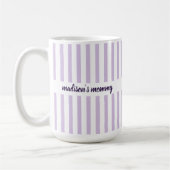 Mug Elegant Script Professeur Infirmière Étudiant Dip (Gauche)