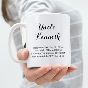 Mug Elégant Seras-Tu Mon Parrain ?