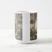 Mug Elegant Sheep Lavender Flower Background (Centre)