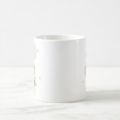 Mug Élégant Shower Bohème Bébé Éléphant Rustique (Centre)