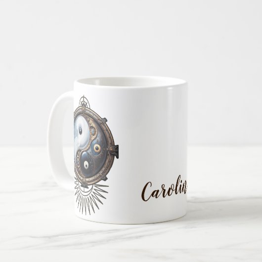 Mug Élégant signe du Yin yang (Devant gauche)