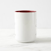 Mug Elegant Silver Line Art Woman with Red Lips Combo  (Centre)