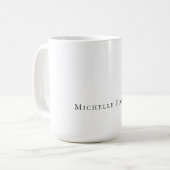 Mug Élégant Simple Minimaliste (Devant gauche)