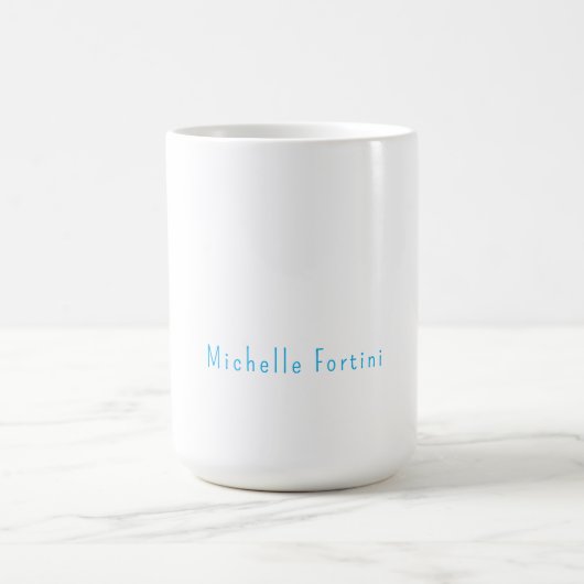 Mug Élégant Simple Minimaliste (Centre)