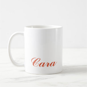 MUG ÉLÉGANT SIMPLE NOM PERSONNALISÉ DEMOISELLE D'HONNE